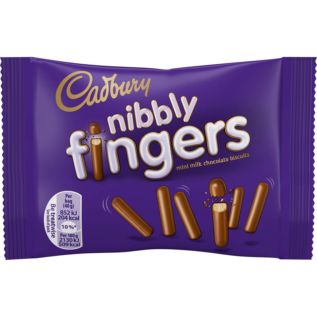 Cadbury Nibbly Fingers Choc Biscuits 40g