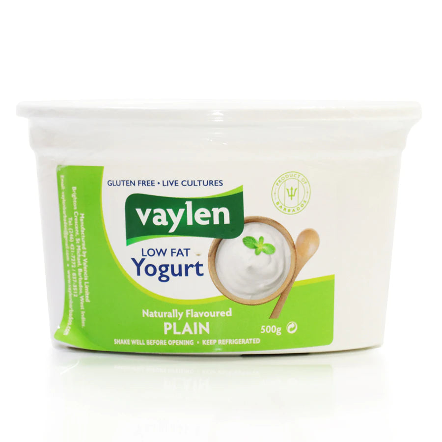 Vaylen Low Fat Plain Yogurt 500g