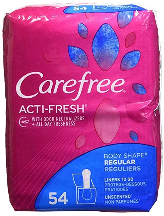 Carefree A/Fresh Body Shape Pantiliners 20s - Aone Supermarkets