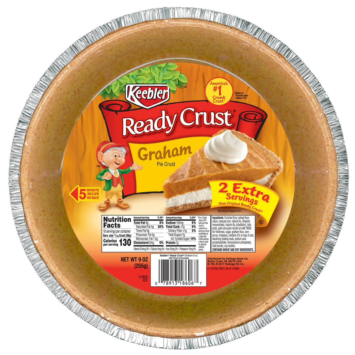 Keebler Graham Ready Crust 9oz
