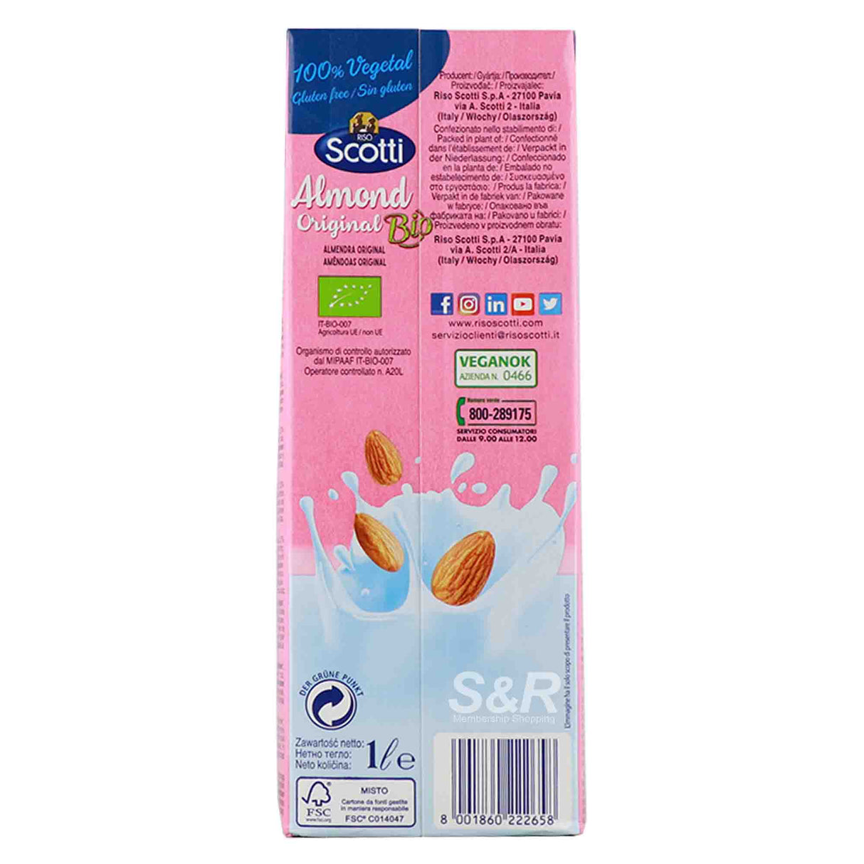 R Scotti  Almond Milk Original  1L