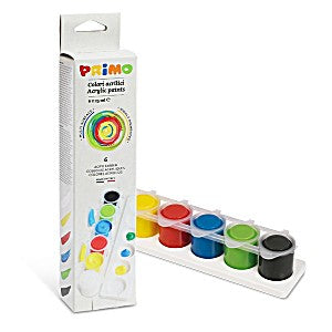 Primo Acrylic Paints 6x25ml - Aone Supermarkets