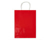 Medium Red Solid Gift Bag