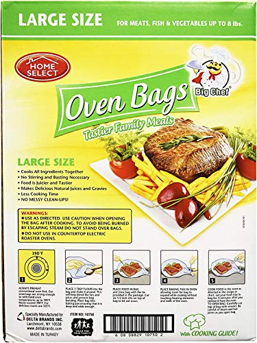 Home Select Oven Bags 6s
