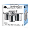 Vinod Stock Pot Set 4pc