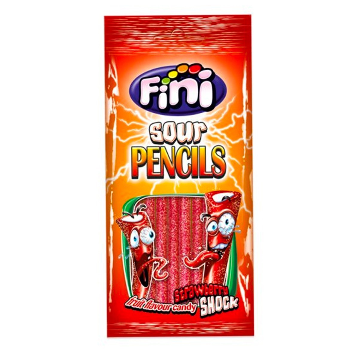 Fini Strawberry Sour Pencils 100g