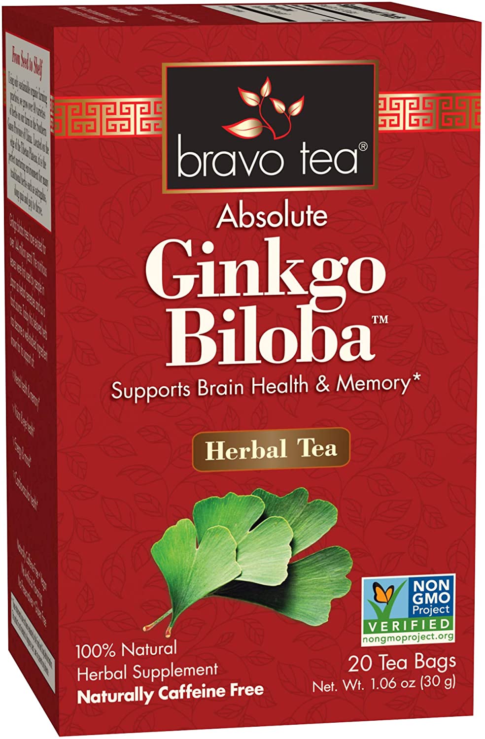 Bravo Tea  Absolute Ginkgo Biloba 20's