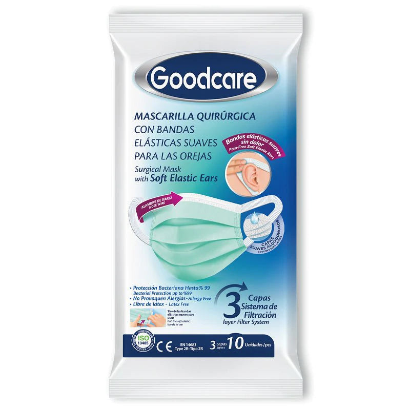 GoodCare 3 Ply Surgical Mask 10s