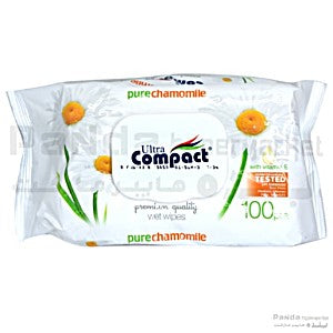 Ultra Compact Chamomile W Wipes 100's