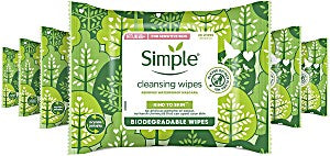 Simple Biodegrade Cleansing Wipes 20's