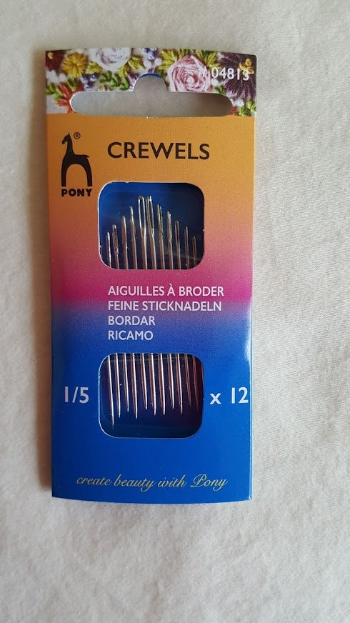 Pony Crewels Sew Needles 12s
