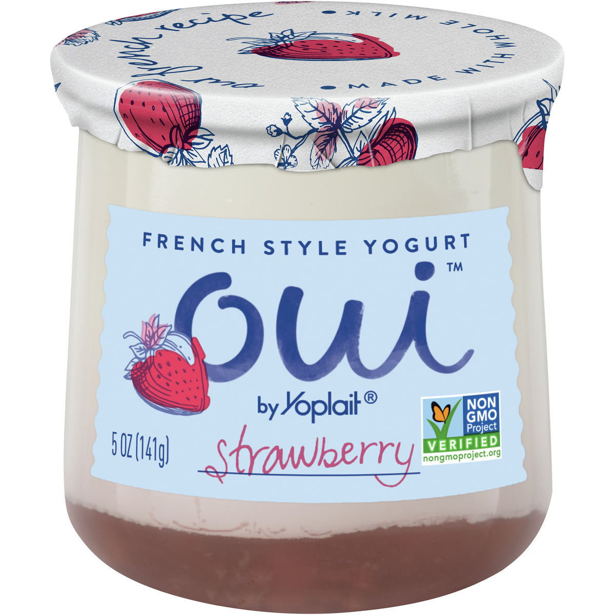 Oui French Style Strawberry Yogurt 5oz